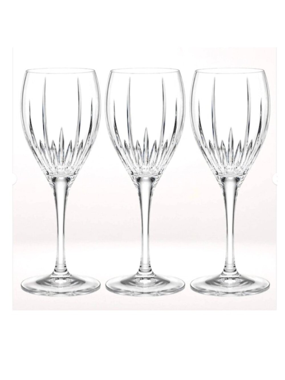 Cristal D’Arques Enchante Water|Wine Goblets  -  Set of 3